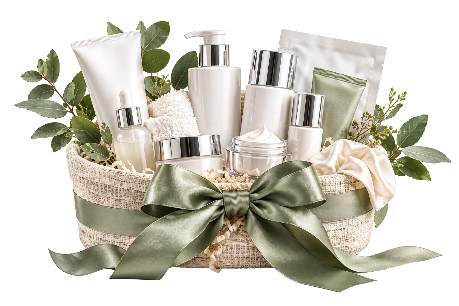 Skincare basket raffle prize
