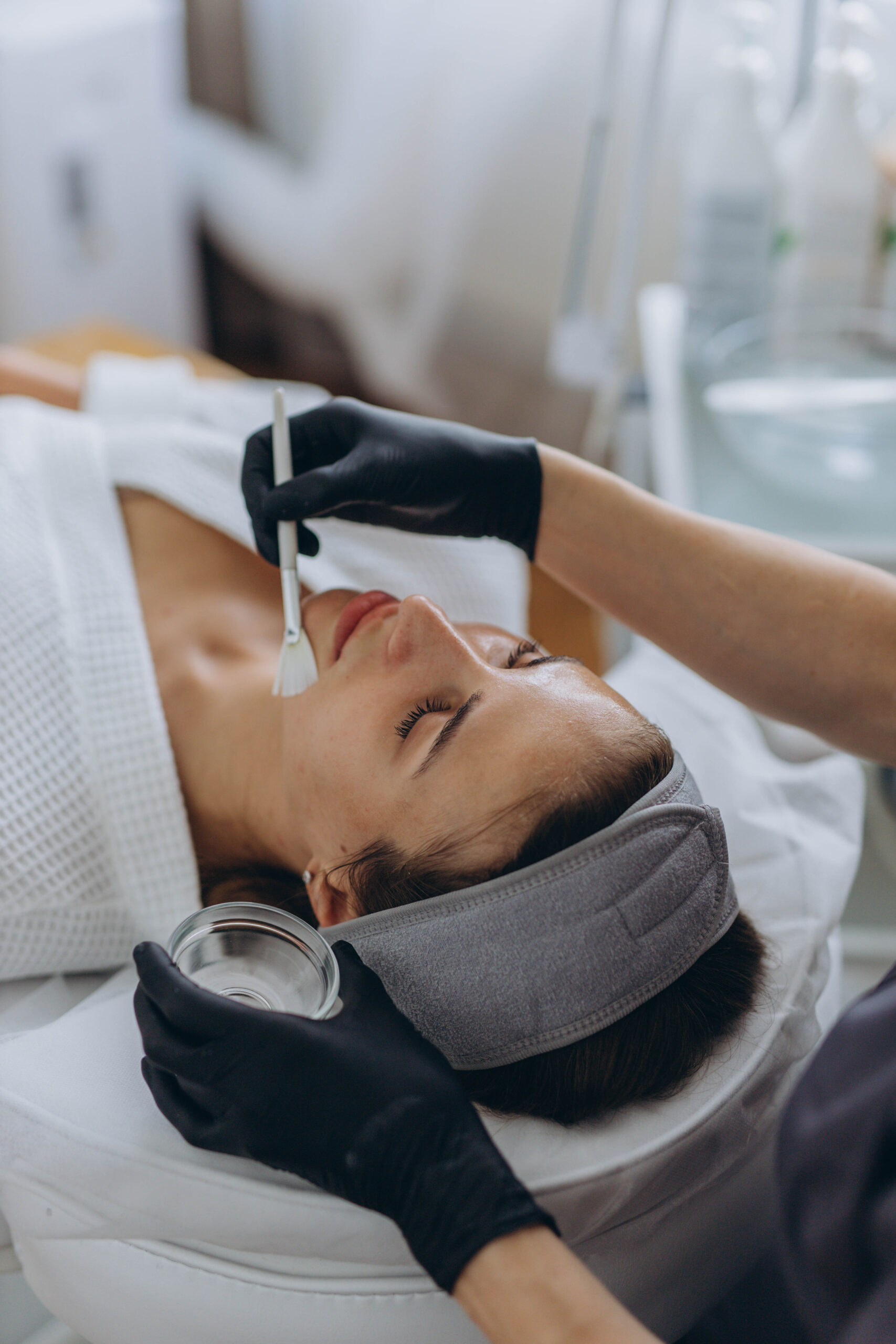 Private aesthetic consultation with a medical professional